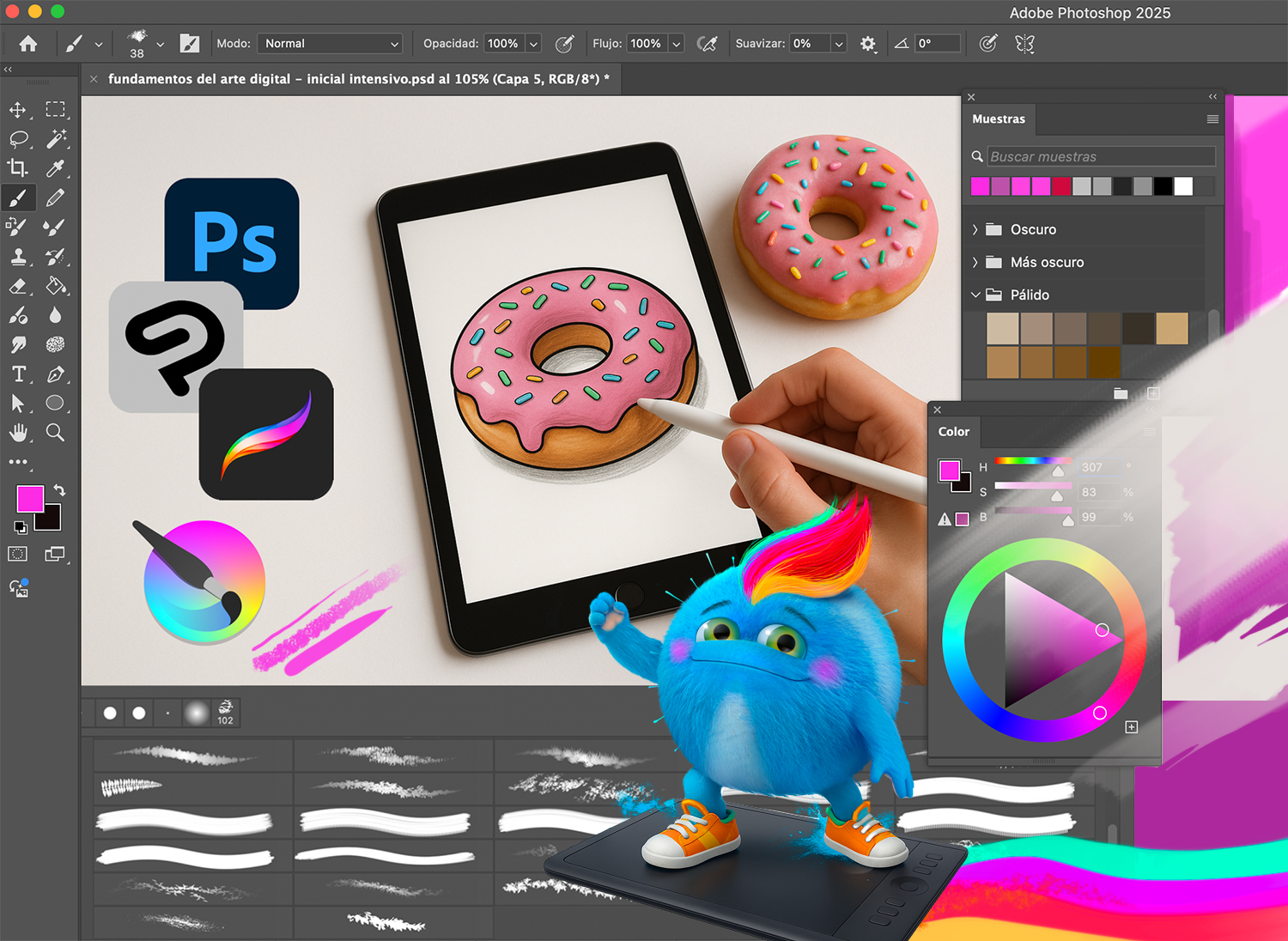 Fundamentos del arte digital – Inicial intensivo